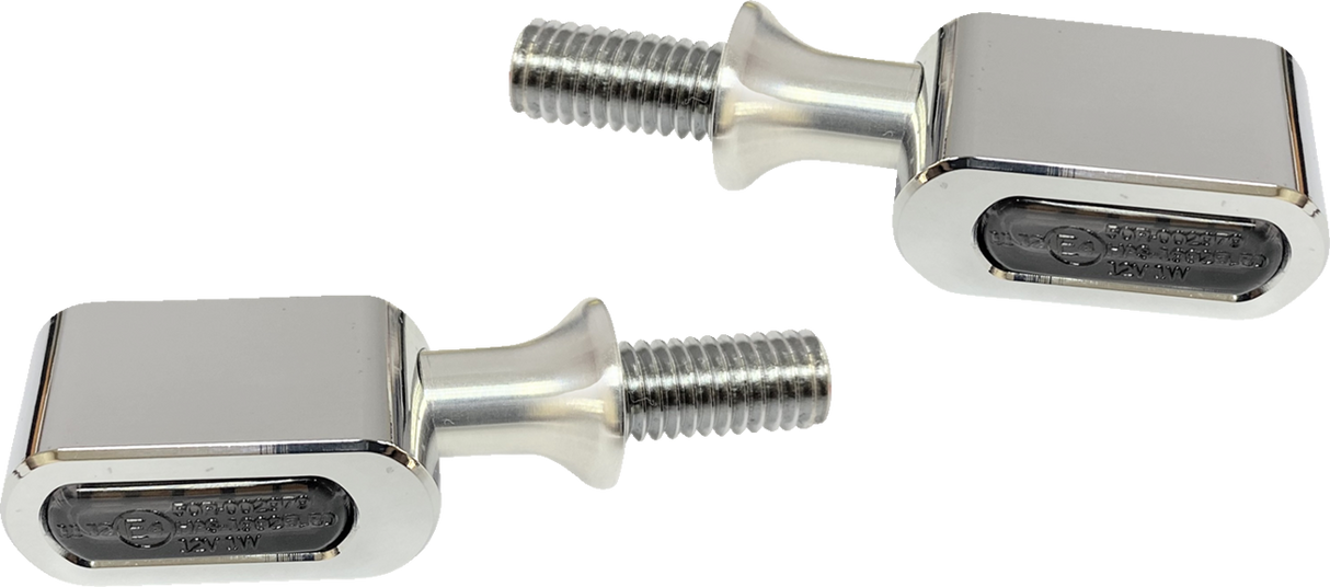 Marker Light - Smoke/Amber - Chrome