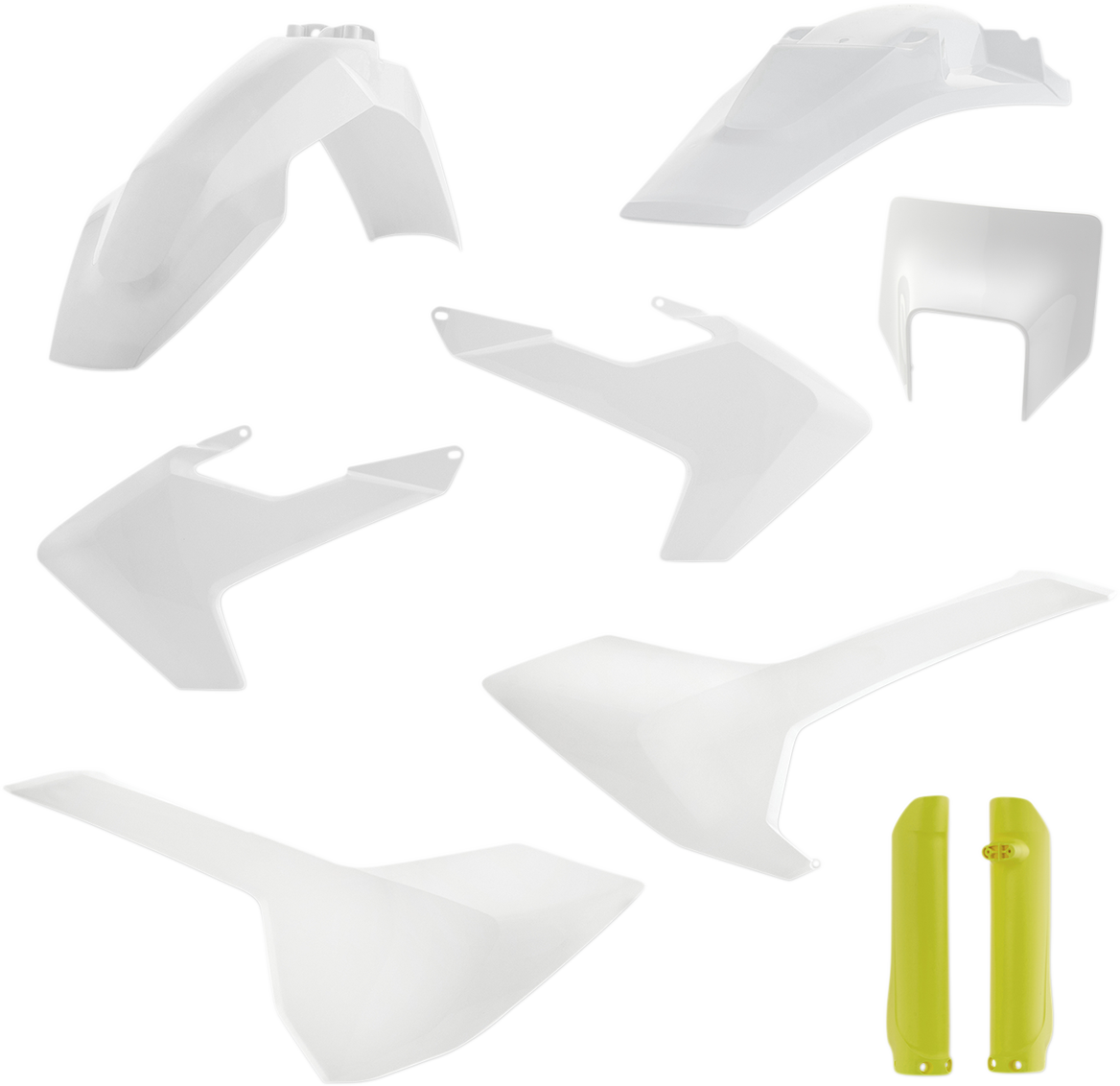 Full Replacement Body Kit - OEM \'19 White/Yellow 2017 - 2019