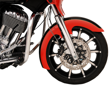 Slicer Front Fender - Black - Steel - 16\"-19\" 2014 - 2023