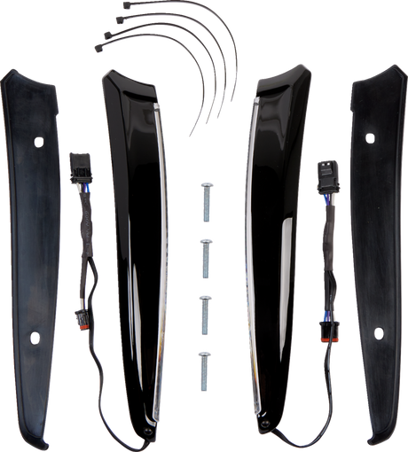 LED Windshield Trim - Black - FLTR 2015 - 2020
