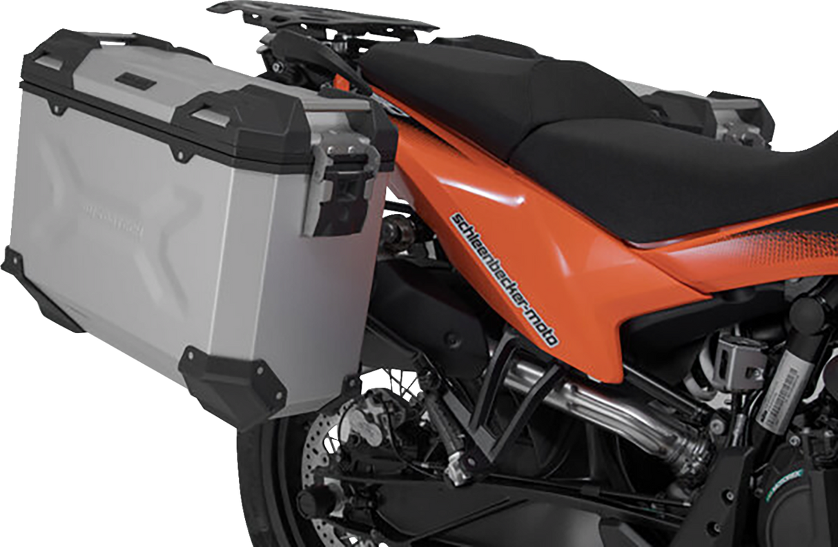TRAX ADV Aluminum Case System - Silver - KTM Adventure 790/890/SMT 890 \'19-\'24 2019 - 2024