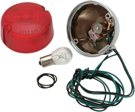 Rear Turn Signal Assembly - Red - Single Filament 1986 - 2006