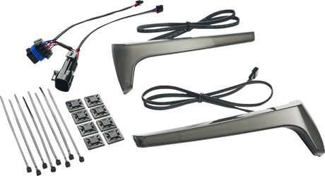 Saddlebag Lights - Smoke Lens - Red Turn Signal - Indian 2020 - 2024