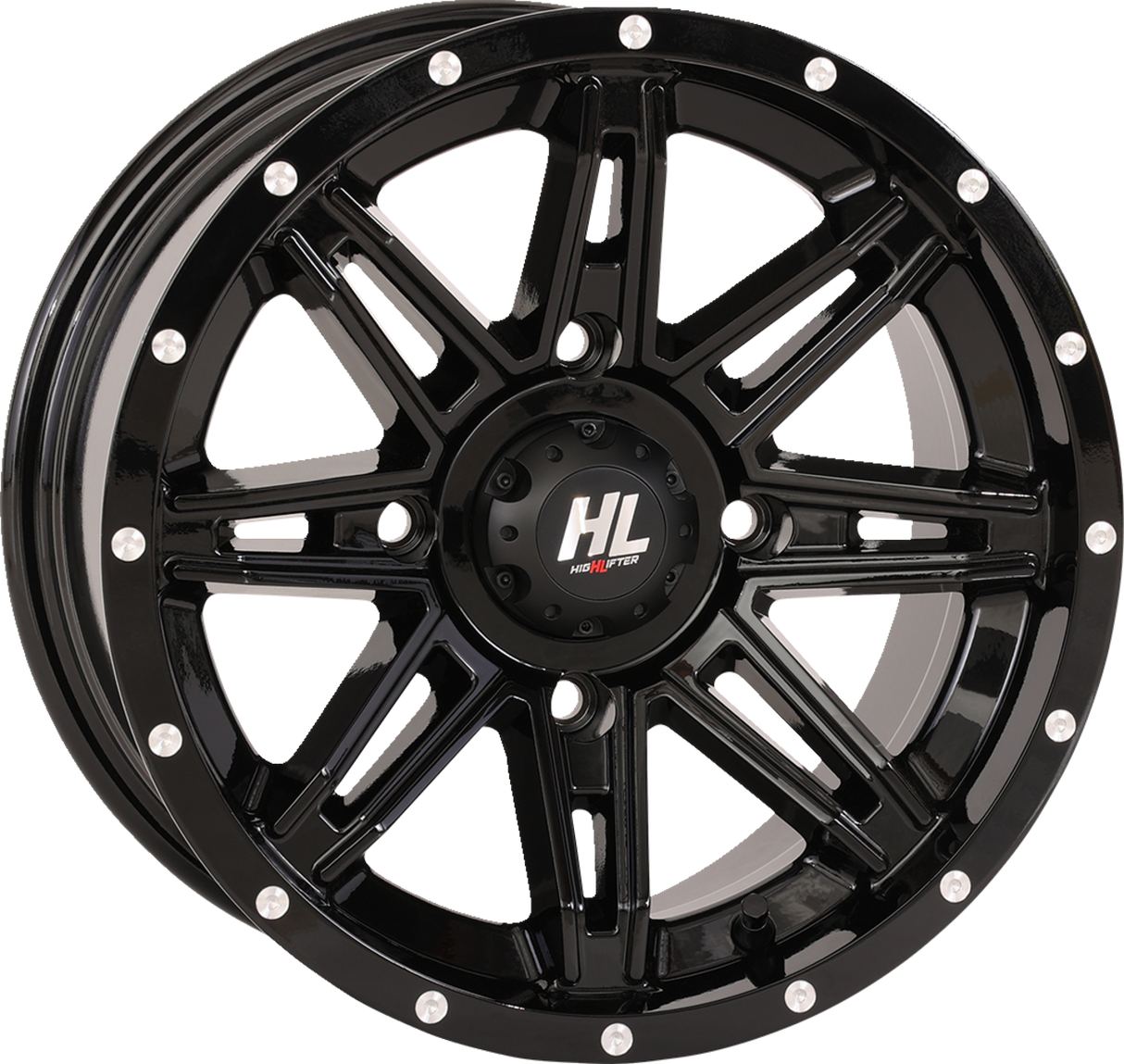Wheel - HL22 - Front/Rear - Gloss Black - 14x7 - 4/137 - 4+3 (+10 mm) 1992 - 2024