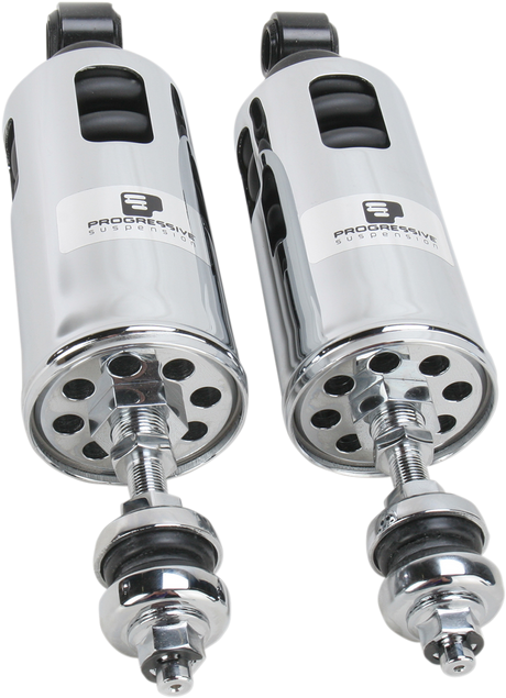 422 Series Adjustable Shocks - Chrome - Heavy-Duty 2000 - 2017