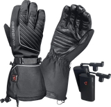 Women\'s 7 V Atlas Ultra-Flex Battery Heated Gloves - Black - Small