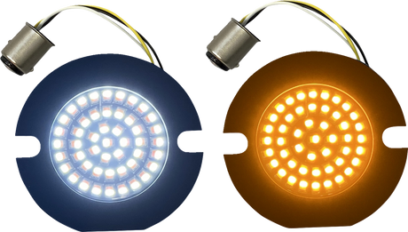 Amber/White LED Turn Signal Inserts 1986 - 2022