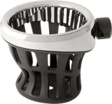 Drink Holder - Gen 2 - Chrome - Passenger - Black Mount 1996 - 2013