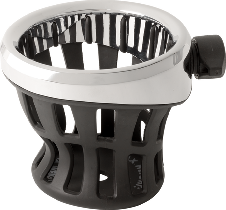 Drink Holder - Gen 2 - Chrome - Passenger - Black Mount 1996 - 2013