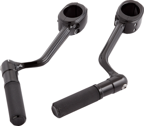 Forged Highway Peg Mounts w/ Pegs - Black