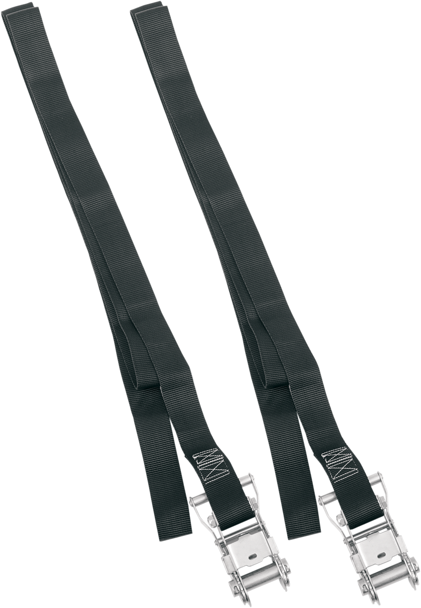 Endless Ratchet Tie-Downs - 1-1/2\" x 8\' - Black