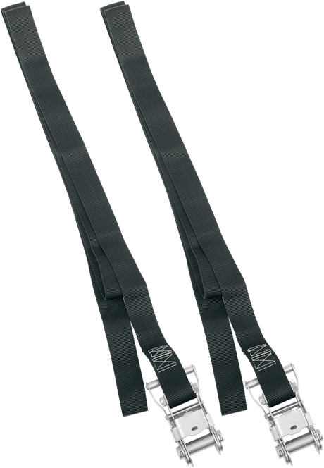 Endless Ratchet Tie-Downs - 1-1/2\" x 8\' - Black