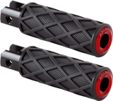 Diamond Footpegs - Driver - Red 2018 - 2024