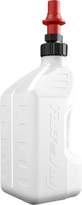 Tuff Jug - Container - with View Strip/Ripper Cap - White - 2.7 US gal