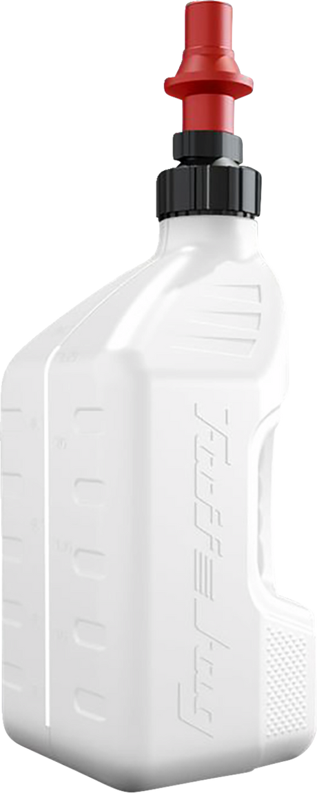 Tuff Jug - Container - with View Strip/Ripper Cap - White - 2.7 US gal