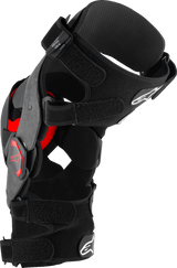 Supertech RK-10 Plasma Knee Braces - Black/Red - Small