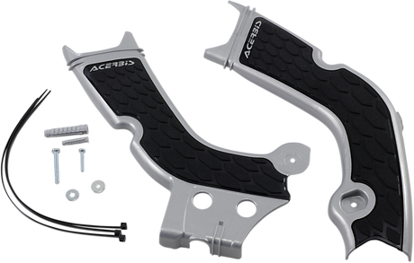 X-Grip Frame Guards - Silver/Black - Honda 2019 - 2022