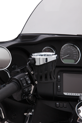 Drink Holder - Perch Mount - Chrome/Black 1982 - 2022