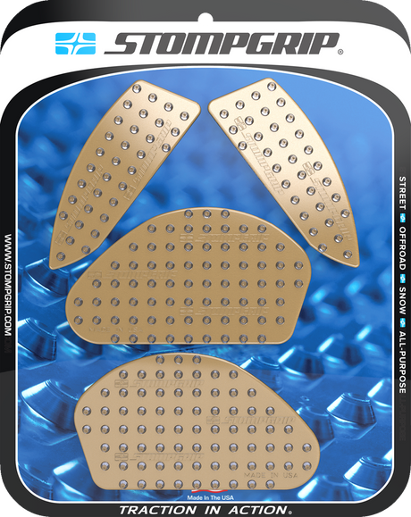 Traction Pad Tank Grips - Volcano - Clear - MT-03 2020 - 2025