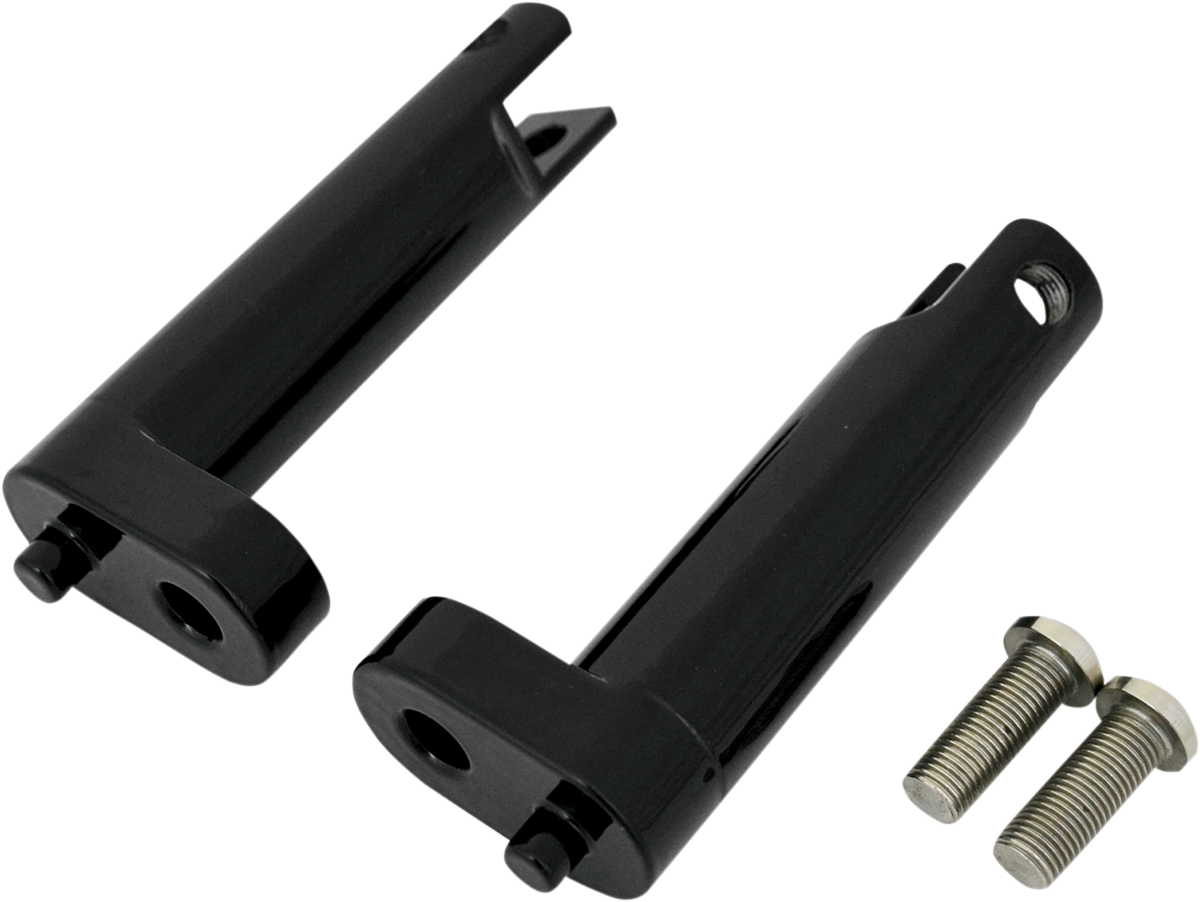 Passenger Footpeg Mount - Black - FLH/FLT 1993 - 2022