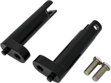 Passenger Footpeg Mount - Black - FLH/FLT 1993 - 2022