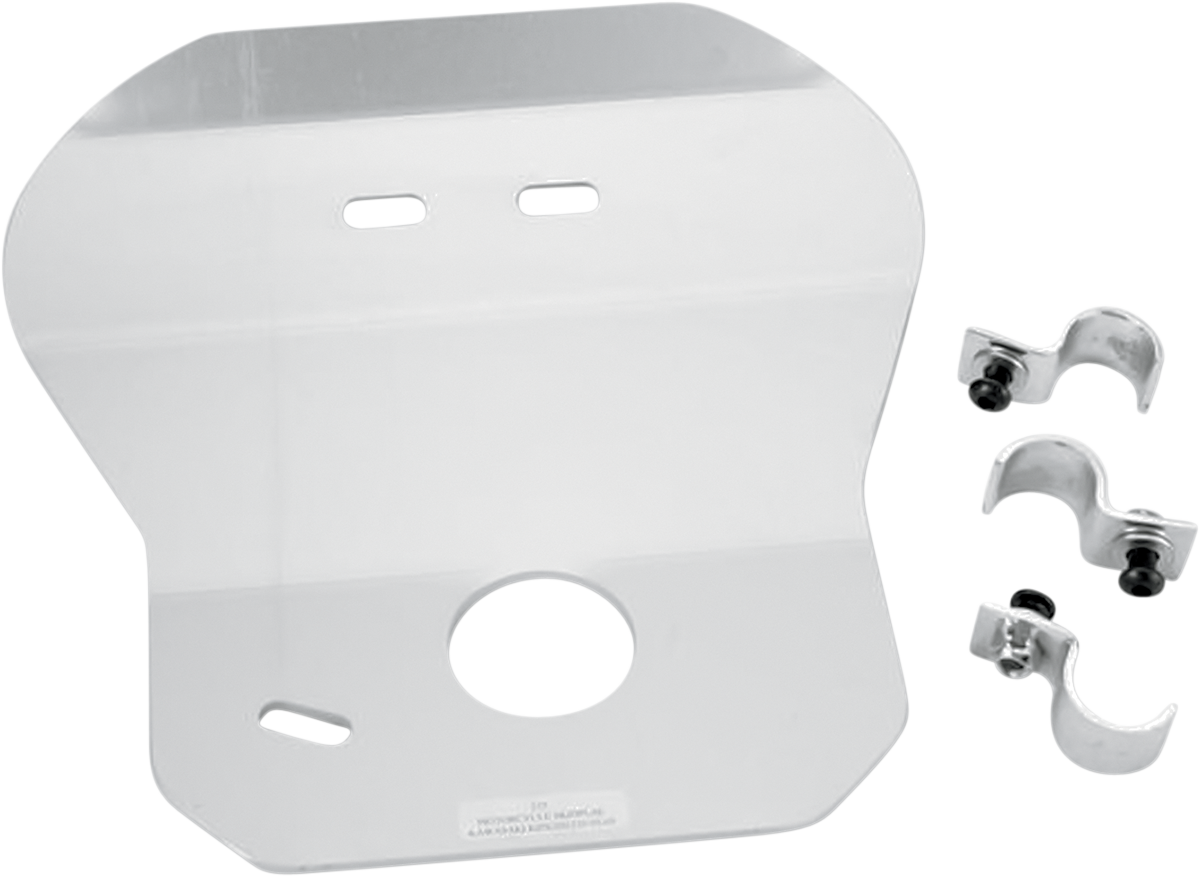 Skid Plate - Silver - Kawasaki - KDX 200/220 1995 - 2006