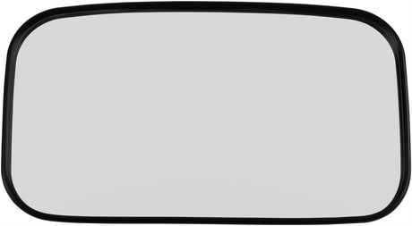 Mirror - Rear View - Rectangle - Black - 2\"