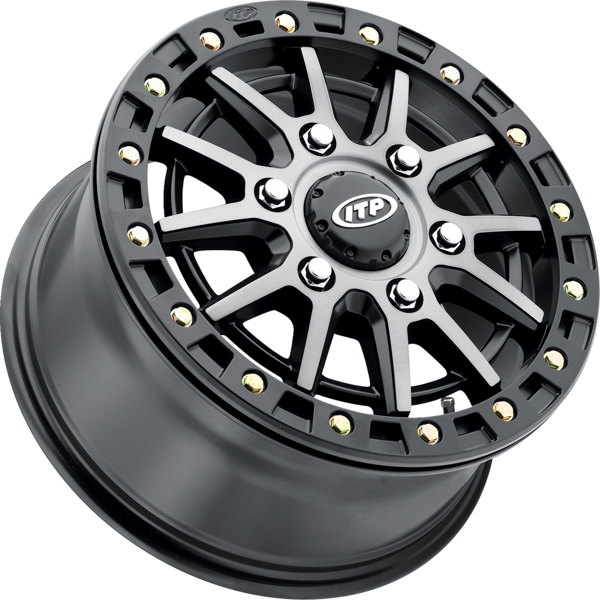 Wheel - SD10 Beadlock - Front/Rear - Brushed Gray w/Black - 16x7 - 6/5.5 - 78.9 mm 2024 - 2024
