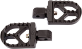 Serrated Footpegs - Black - Short 2018 - 2023