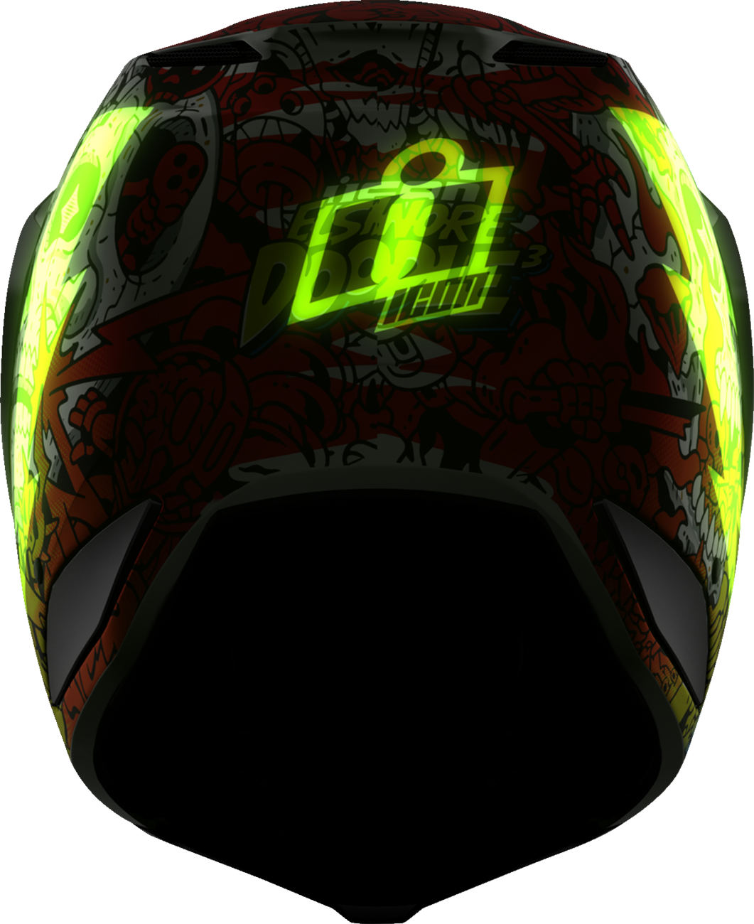 Elsinore™ Helmet - Doodle 3 - White - Large
