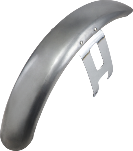 Wide Glide-Style Front Fender with Chrome Mounting Brackets - For 19\" or 21\" Wheel 1949 - 1984