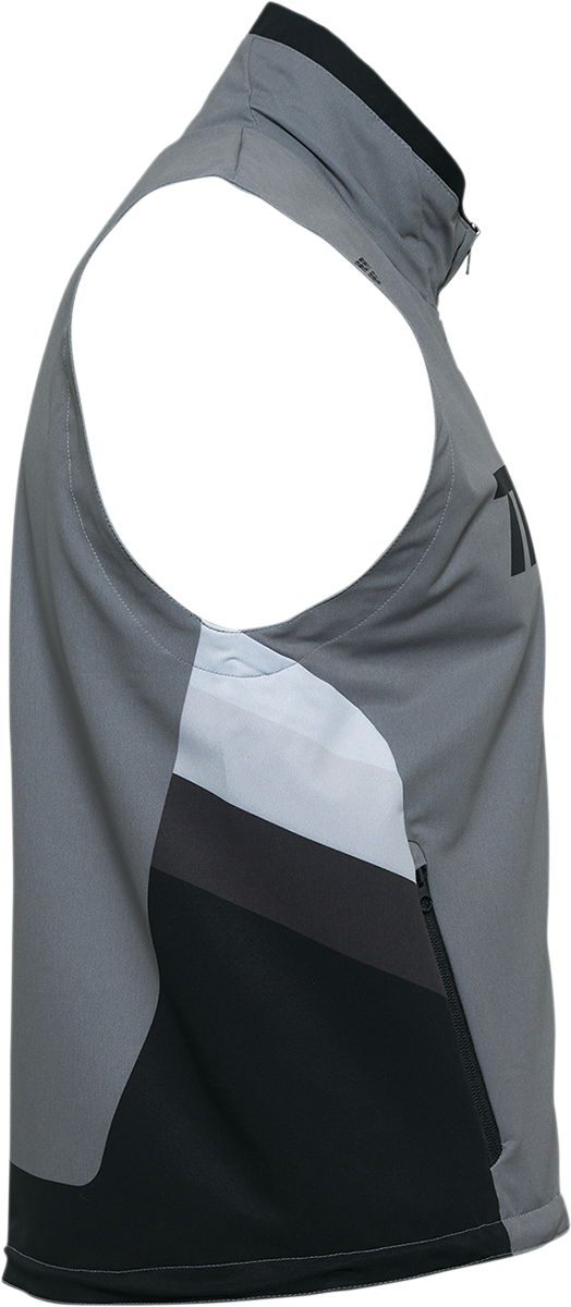 Warmup Vest - Gray/Black - Large