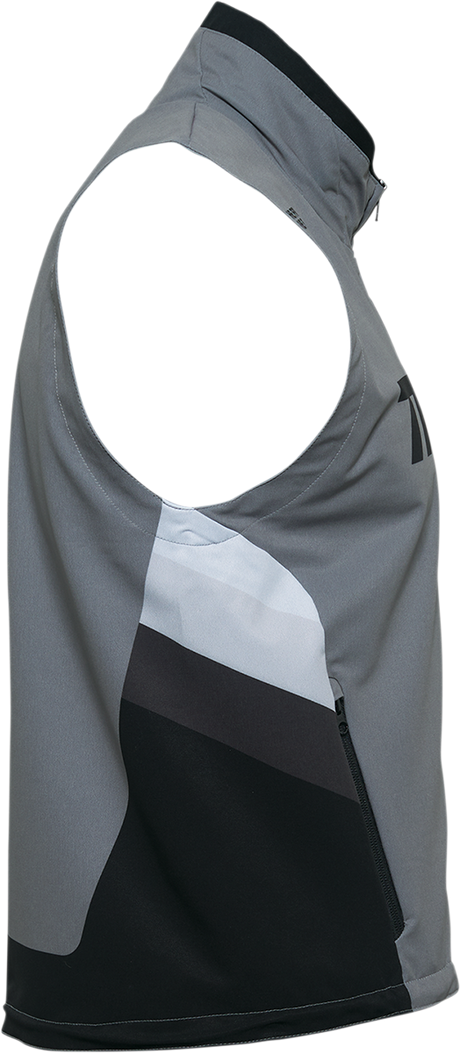 Warmup Vest - Gray/Black - Large