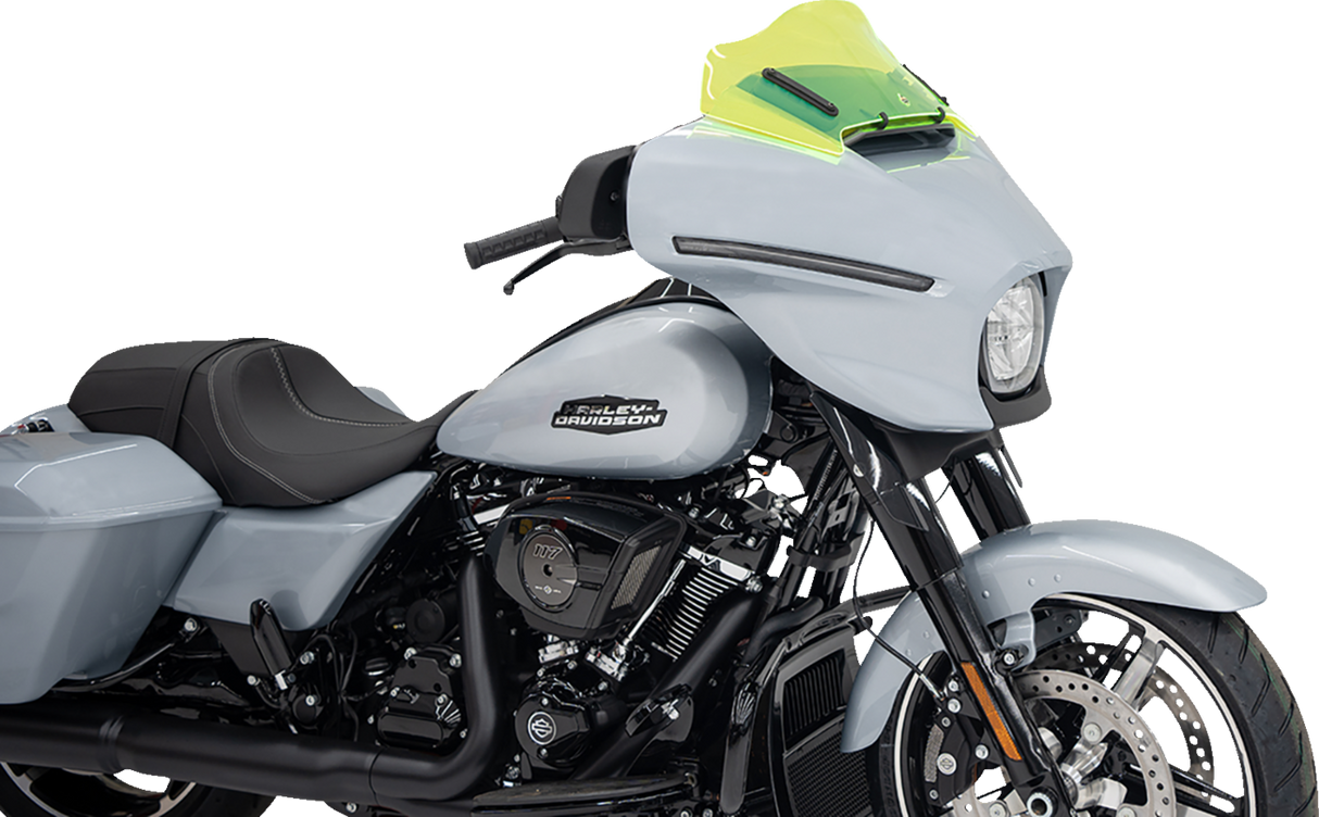 Kolor Flare™ Windshield - 8\" - Green Ice - FLHX 2023 - 2025