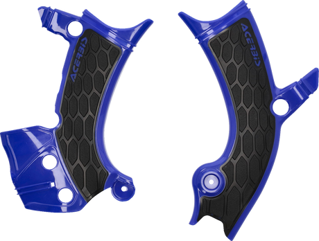 X-Grip Frame Guards - Blue/Black - YZ 250F/450F 2023 - 2024