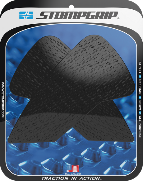 Traction Pad Tank Grips - Icon - Black - Africa Twin Adventure Sports 2021 - 2025