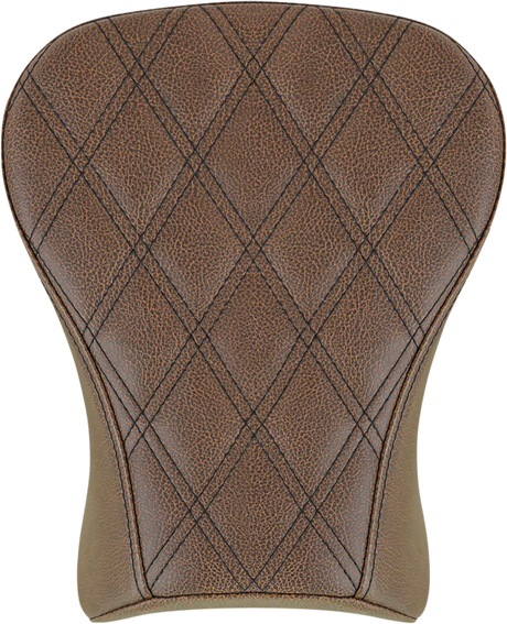 Renegade Pillion Pad - Touring - Lattice Stitched - Brown - FLSB/FXLR \'18-\'23 2018 - 2023