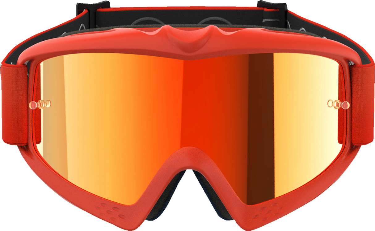Youth Vision Goggle - Corp - Orange - Red Mirror Lens