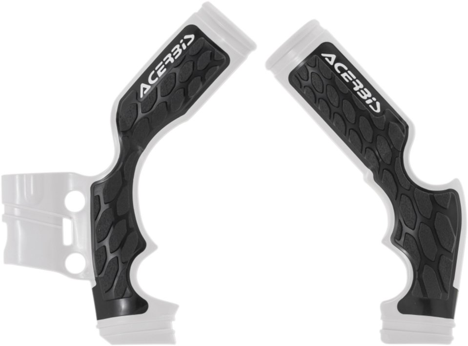 X-Grip Frame Guards - White/Black - Gas Gas | Husqvarna | KTM 2014 - 2023