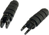 FML Soft-Ride Footpegs - Driver - Black - Softail 2018 - 2023