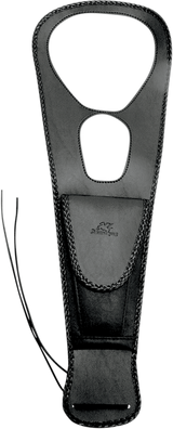 Pouch Tank Bib - Smooth - Black - Honda 2002 - 2008