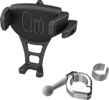 Phone Holder - Constrictor - Black - Chrome 7/8\" | 1\" Handlebar Mount