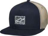 Mackinic Trucker Hat - Navy/Khaki - One Size