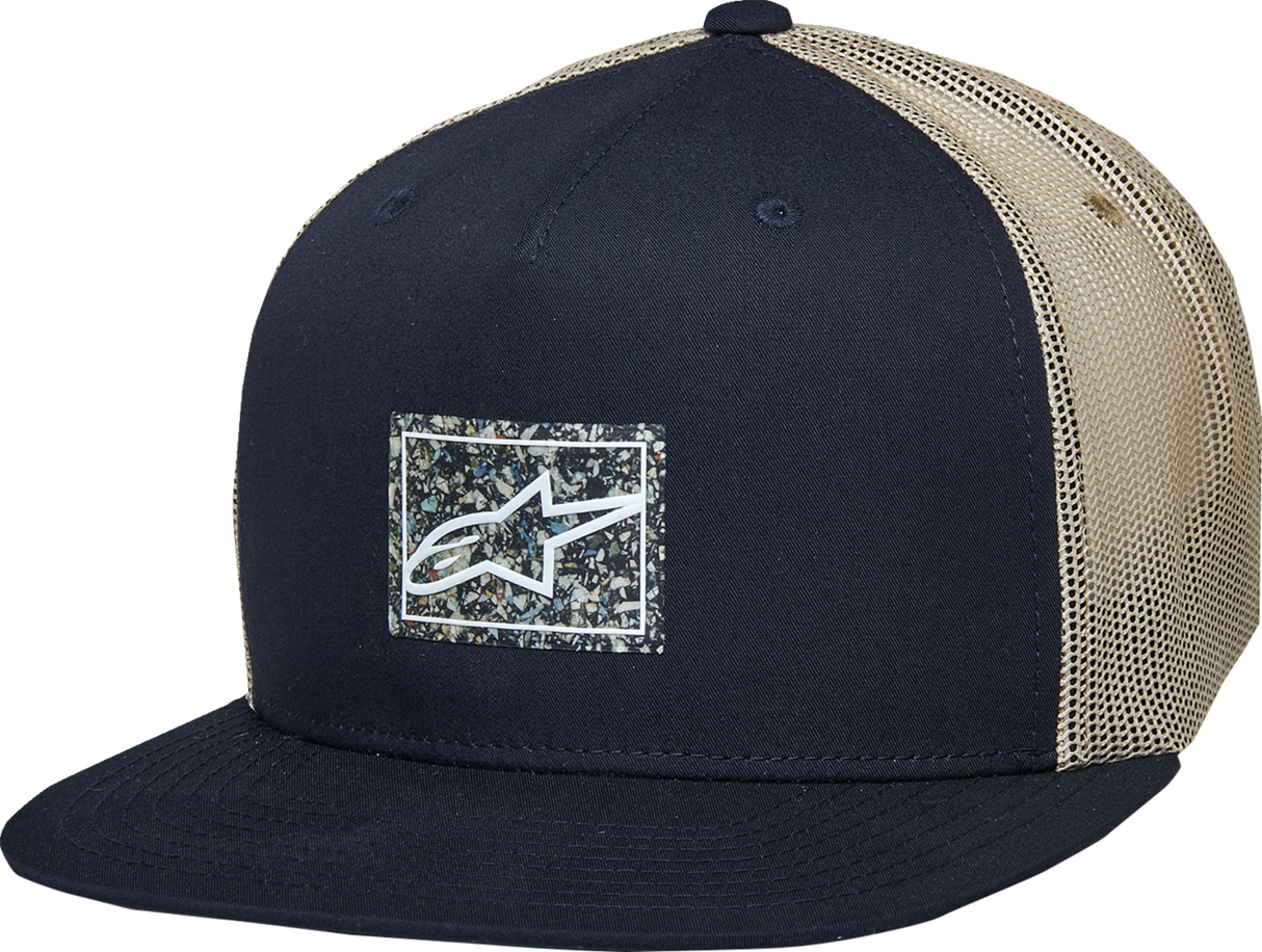 Mackinic Trucker Hat - Navy/Khaki - One Size