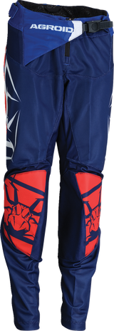 Youth Agroid Mesh Pants - Red/White/Blue - 24