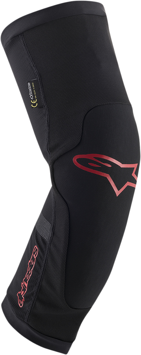 Paragon Plus Knee Guards - Black/Red - Medium