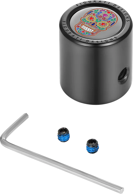 Heel-Toe Shifter Cover - Sugar Skull - Black 1982 - 2022