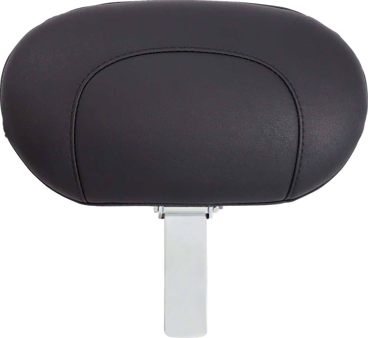 Wide Solo Seat - With Backrest - Black - Studded W/Concho - Softail \'06-\'10 2006 - 2017