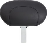 Wide Solo Seat - With Backrest - Black - Studded W/Concho - Softail \'06-\'10 2006 - 2017