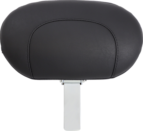 Wide Solo Seat - With Backrest - Black - Studded W/Concho - Softail \'06-\'10 2006 - 2017